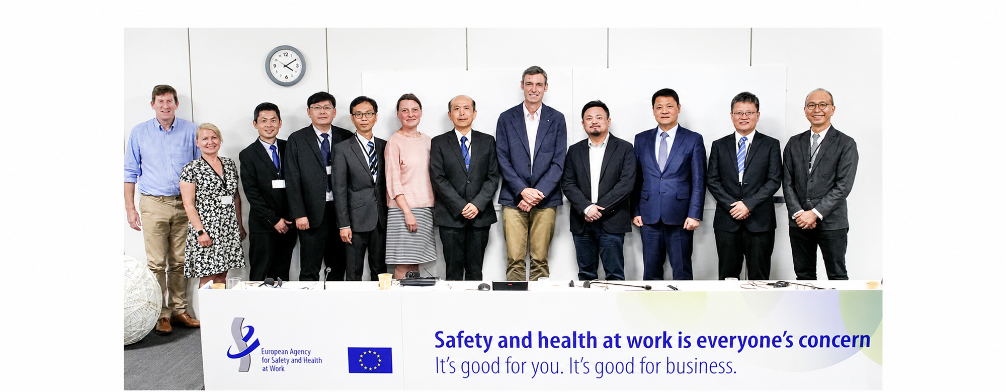Group photo of participants at the Taiwan-EU Occupational Safety and Health Cooperation Meeting