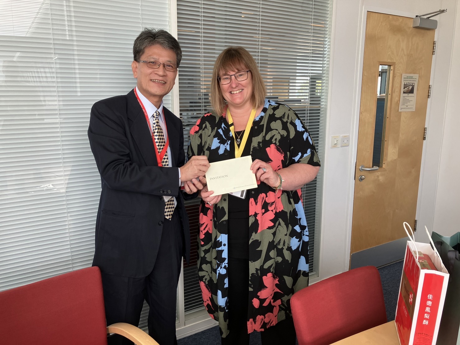 勞動部職安署朱副署長邀請英國HSE執行長出席高峰埨壇
