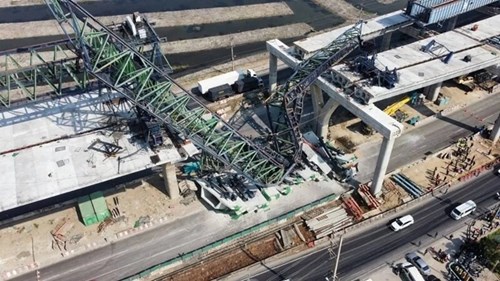 圖2. 拉瑪二世路起重機倒塌事故現場照片