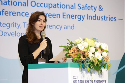 Jessica Henry, Economic Director of British Office in Taipei said that the UK attaches great importance to the strategic planning of offshore wind farms and the safety management of power generation equipment at the design, installation and operation stages.